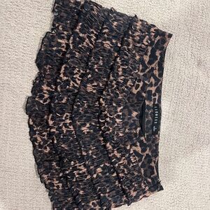 Lioness cheetah matching top and skirt